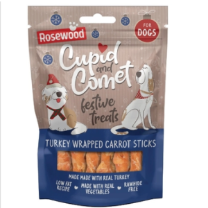 Cupid & Comet Turkey Wrapped Carrot Twists