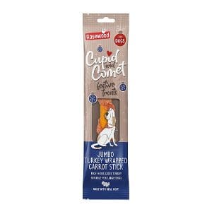 Cupid & Comet Jumbo Turkey Wrapped Carrot Stick